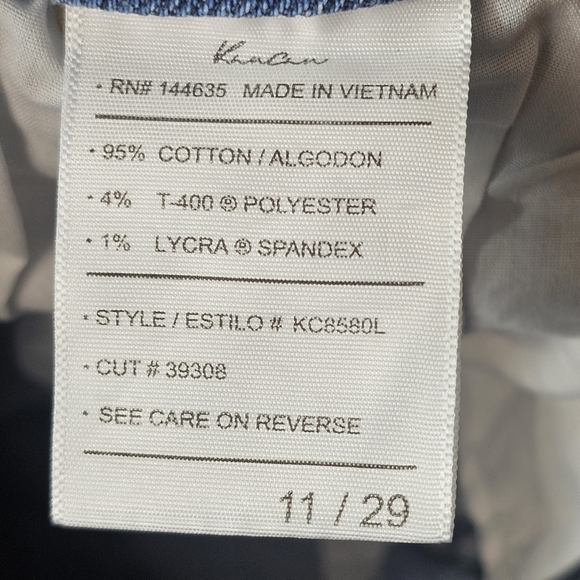 KanCan Jeans Women’s Junior’s 11 29 Waist Distressed Straight Leg Button Fly - Picture 10 of 15